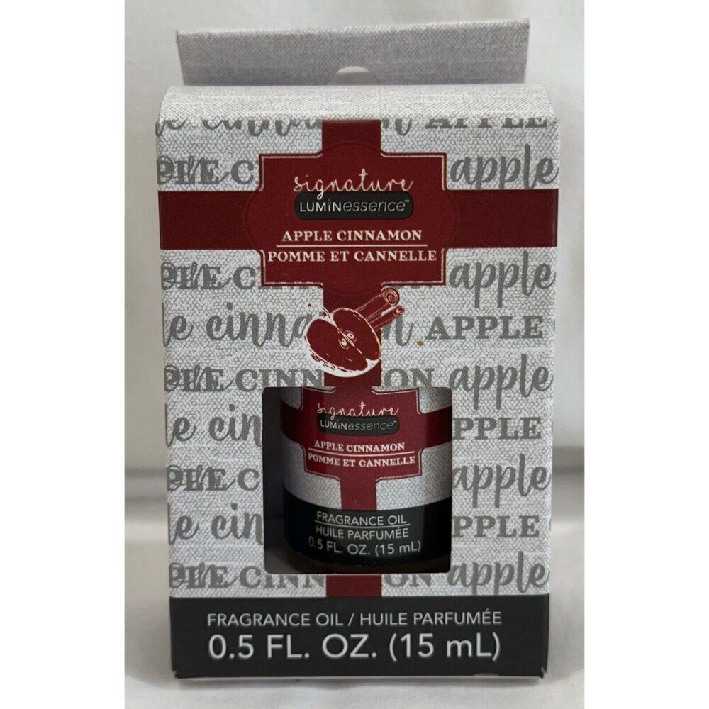 Luminessence Signature Apple Cinnamon Fragrance Oil 0.5 fl oz NEW